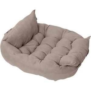 Hondenmand Boef | Hondenkussen Taupe | XL - 90 x 58 CM