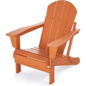 Adirondack Stoel Oranje Kleur - Mooi en Comfortabel Design