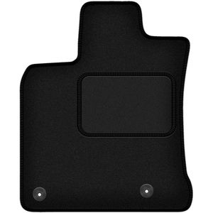 Bestuurdersmat zwart voor: Nissan Qashqai I J10 (breed) crossover (2007-2013)