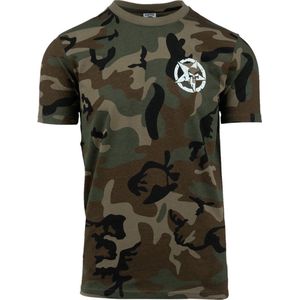 Fostex T-shirt Allied Star - punisher camouflage