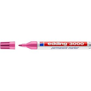 edding 3000 permanent marker rond - Roze - 1 stuk