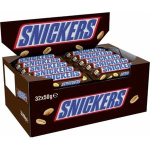 Snickers Chocolade Reep - 32 x 50 gram