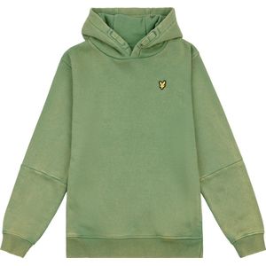 Lyle & Scott Pocket Oversized Dust Wash Bb Oth Truien & Vesten Jongens - Sweater - Hoodie - Vest- Groen - Maat 122/128