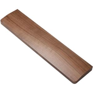 87-Toetsen Massief Houten Polssteun - Ergonomische Zwarte Walnoot Polssteun - Antislip Design Voor Kantoor En Gaming - Premium Comfort Voor Pols Pijnverlichting