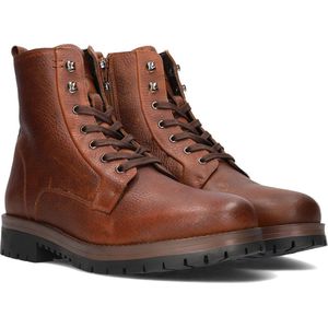 Mazzeltov Mario Enkelboots - Enkellaarsjes - Heren - Cognac - Maat 48