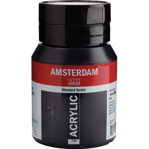 Amsterdam acrylverf 500ml 735 Oxide zwart