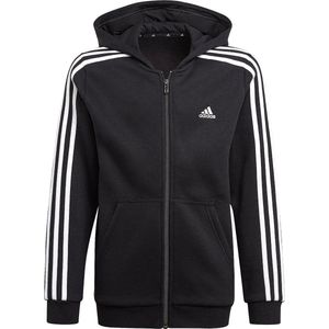 Adidas Essentials 3-Stripes Vest Zwart Kinderen - Back To School - Maat 152