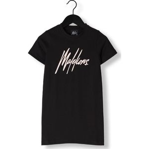 Malelions Jurk T-Shirt Kids Zwart/Roze - Maat: 176