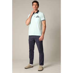 DEELUXE Katoenen poloshirt met kraag, voorzak en mouwen met contrasterende details XL
