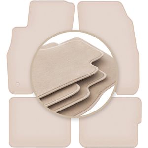 PREMIUM beige matten voor: Fiat Grande Punto hatchback 2005-2009