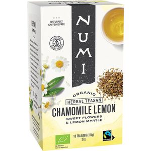 Numi - Chamomile Lemon met kamille en citroenmirte - Biologische thee - 4 doosjes