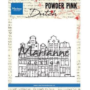 Marianne Design stempel Powder Pink - Grachtenpanden PP2804 83x60 milimeter