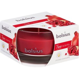 Bolsius Geurkaars True Scents Pomegranate - 5 cm / ø 8 cm