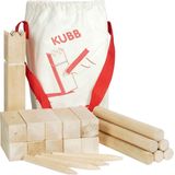 Schaakspel: KUBB vikingschaakspel H25cm en 4x4x12cm, 21-deli
