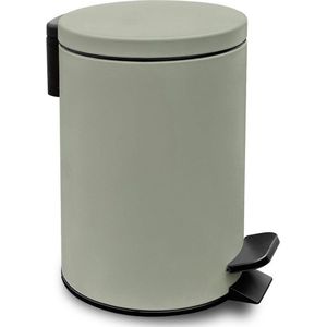 Afvalbak 3L met pedaal metaal UTILITY