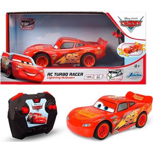 Cars Raceauto - Bestuurbare auto - RC Cars 3 Lightning McQueen Turbo Racer - Bestuurbare auto - 1:24, Vanaf 4 jaar