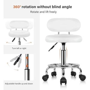 Bar Stool Beauty Salon Stool Work Chair 33D x 33W x 63.8H centimetres