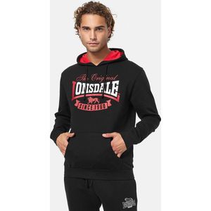 Lonsdale Heren sweatshirt met capuchon regular fit STOTFIELD