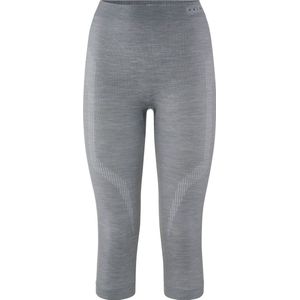 FALKE dames 3/4 tights Wool-Tech - thermobroek - grijs (grey-heather) - Maat: XS