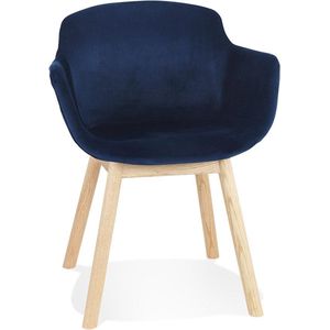 Maysun - Design Stoel - FRIDA Blauw - Naturel