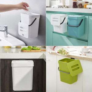 Organische compostbak voor keuken - kleine compostcontainer 3 l met deksel