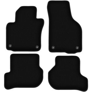 BASIC zwarte velours matten voor: Skoda Yeti crossover (2009-2017)