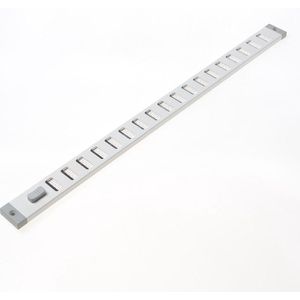 Gavo Schuifrooster aluminium wit gaas 50 x 50cm (Prijs per stuk)
