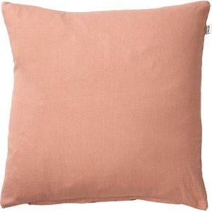 Dutch Decor JAMES - Sierkussen 45x45 cm - duurzaam katoen - effen kleur - Muted Clay - roze - Inclusief binnenkussen