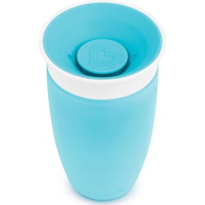 Munchkin Miracle Anti-Lek 360° Drinkbeker - Sippy Cup - Oefenbeker voor Baby en Kind - 296ml - Blauw