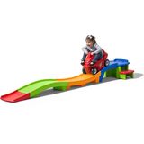 Step2 Up & Down Roller Coaster Rapid Ride & Hide Edition - Kinderachtbaan met loopauto - 2,74m achtbaan voor kinderen met speelgoed auto