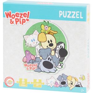 Woezel en Pip puzzel, kinder puzzel, woezel en pip