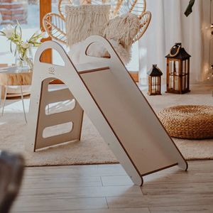 Houten Indoor Scandi Glijbaan voor Kinderen 87x46cm