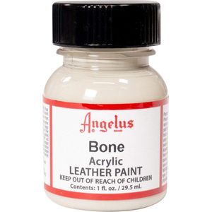 Angelus Leather Acrylic Paint - textielverf voor leren stoffen - acrylbasis - Bone White  - 29,5ml