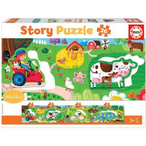 Baby Boerderij Puzzel Story Educa (26 pcs) - Educatieve puzzel voor kinderen van 3 tot 4 jaar