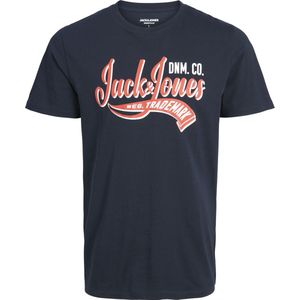 JACK&JONES JUNIOR JJELOGO TEE SS NECK 2 COL 23/24 NOOS JNR Jongens Overhemd - Maat 140