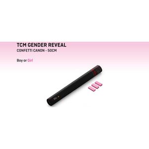 Gender reveal - confetti - 50 cm - roze