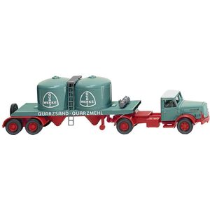 Wiking - Henschel HS 140 - Vrachtwagen - Trekker-opleggercombinatie - 1:87