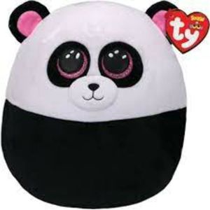 TY Fashion - Squish A Boos Knuffelkussen Bamboo Panda - 31 cm