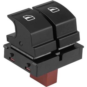 Elektrische ruitbediening schakelaar 1Z0959858 voor Skoda Roomster met 2 knoppen .