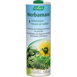 A.Vogel Herbamare Natriumarm korrels - Dieetzout met biologische kruiden en groenten. - 125 g