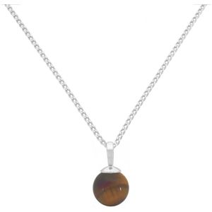 ARLIZI 2117 Ketting tijgeroog hanger - sterling zilver - 46 cm