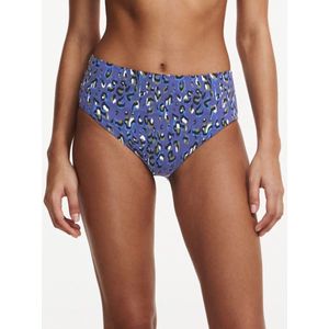 Chantelle - Blue Leopard - Bikinibroekje - Maat 38 - Blauw - C11T80