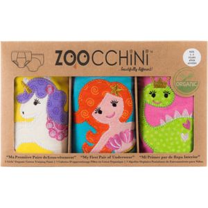 Zoocchini set van 3 oefenbroekjes - 100% organic katoen - Fairy Tales - Meisjes - 2-3 jaar