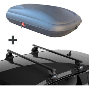 Dakkoffer Artplast 320 Liter + Dakdragers geschikt voor Cupra Leon (zonder glazen dak) 5 deurs hatchback vanaf 2020