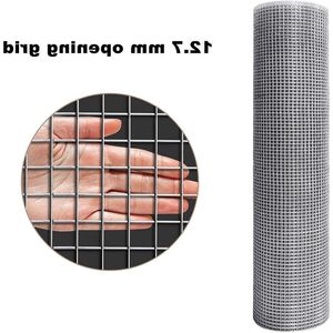 126 Amagabeli DA008 woelmuis volièregaas kippengaas 127 mm - verzinkt gepuntgelast gaas - thermisch verzinkt gelast draadgaas 08 mm - omheining draadgaas - stevig en duurzaam Omheining Net