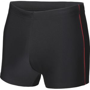 Ladeheid LA-LA40-169-SO Heren Zwembroek - Zwemshorts - sneldrogend - Koordsluiting - Polyester & Elastaan - Zwart/Rood (173) - M