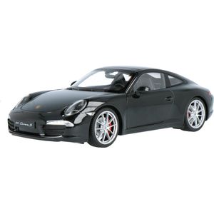 Porsche 911 Carrera S (Zwart) (20 cm) 1/24 Bburago - Modelauto - Schaalmodel - Modelauto - Miniatuurauto - Miniatuur autos