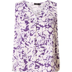 YESTA Aelan Tops - Purple/Multi-Colour - maat X-0(44)