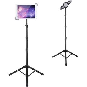 Tablet / iPad Statief - Met tripod - 7.9 - 12 Inch -  Inclusief opbergtas