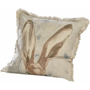LOBERON Kussenhoes Kameron beige/blauw